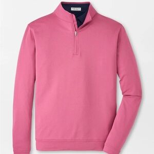 Peter Millar Performance Quarter-Zip Pullover in Rosewood
